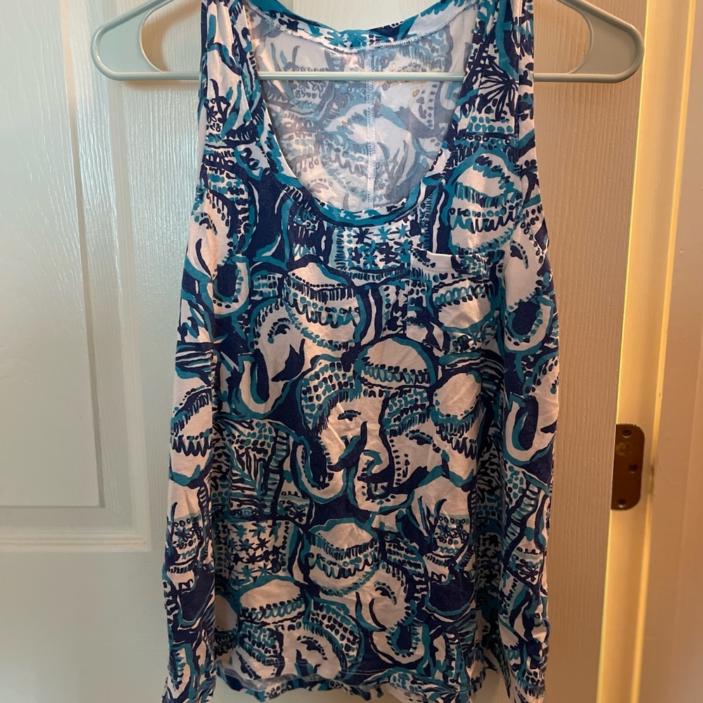 Lilly Pulitzer elephant shirt
